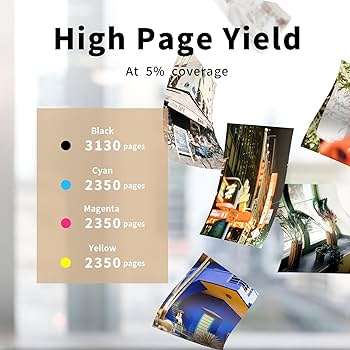 Canon 067 H カートリッジ シアン　イエロー Canon 067 Yellow Toner Cartridge - High-Quality Output, Up